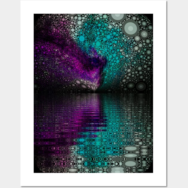 The Neverending Galaxy Lake Wall Art by ElviraDraat